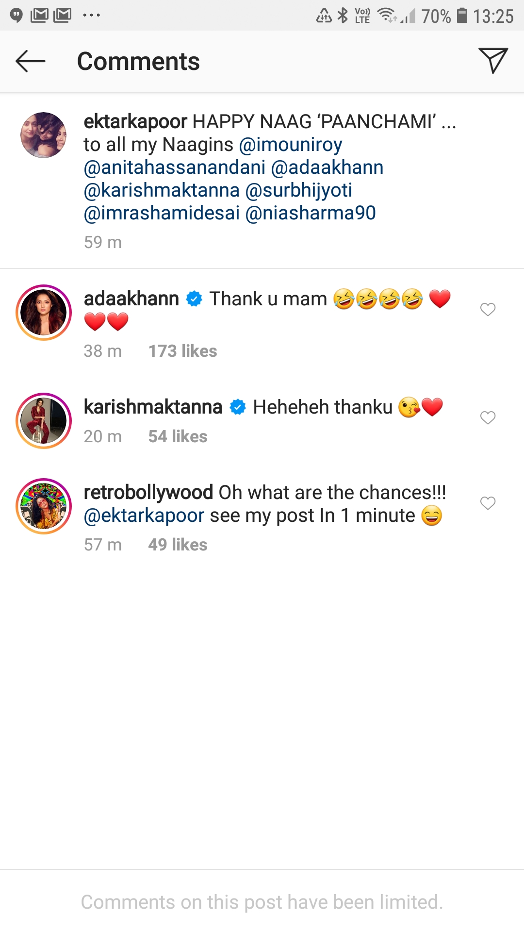 Ekta Kapoor’s Naag Panchami Wish For her Naagins; Karishma Tanna And Adaa Khan Comment
