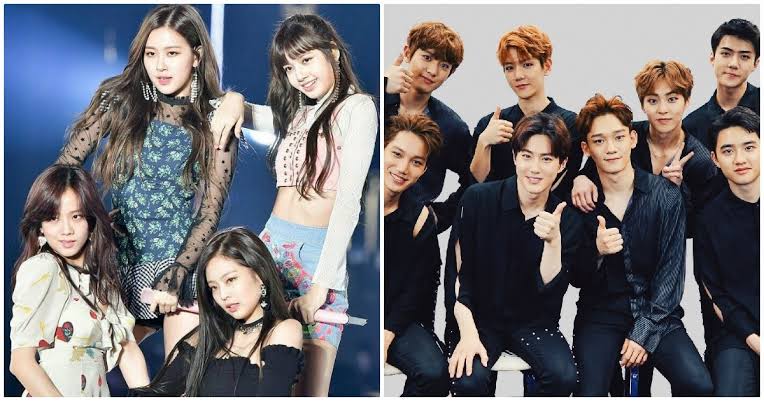 EXO Boy band VS Blackpink Girl group: Your Favourite K-Pop Artist?