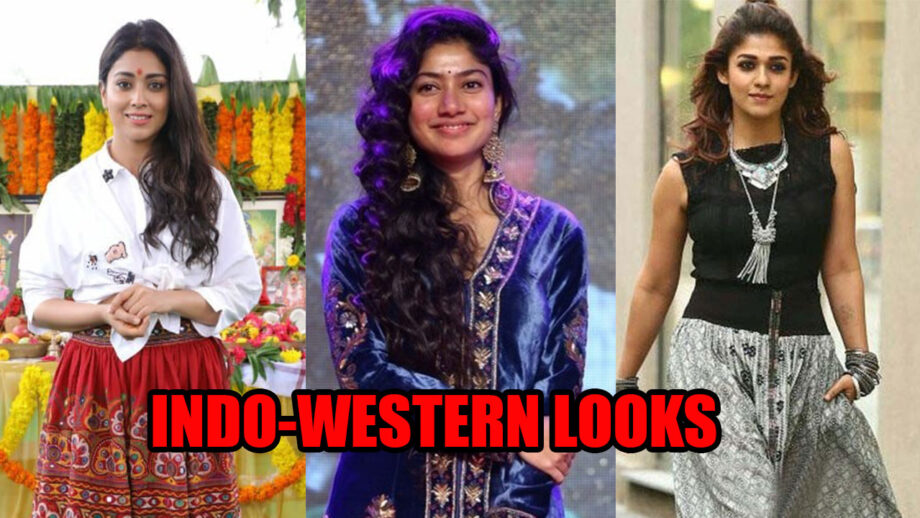 Express Your Love For Indo-Western Fashion with These Outfits From Shriya Saran, Sai Pallavi, and Nayanthara