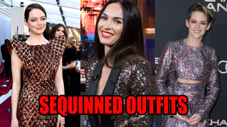 Fashion Statement: Emma Stone, Megan Fox And Kristen Stewart’s Love For Sequined Outfits 14