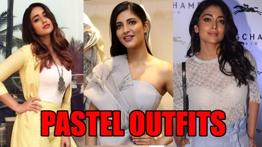 From Ileana D'Cruz, Shruti Haasan To Shriya Saran: Actress Who Flaunted In Pretty Pastel Outfits 3