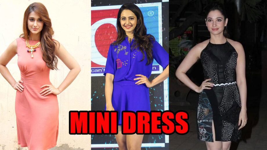 From Ileana Dcruz to Tamannaah Bhatia: Tollywood Actresses Slay Their Mini Dress To Perfection 3