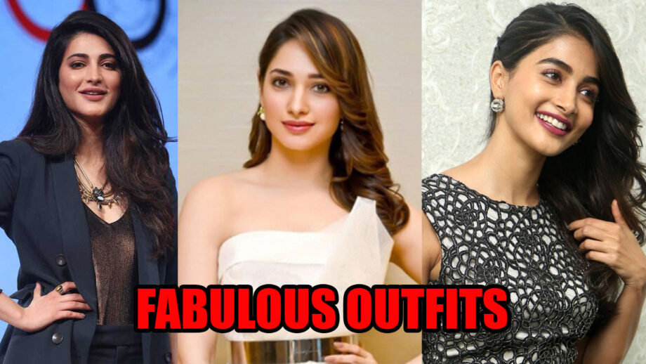 Get Rid Of Your Lockdown Boredom and Take A Trail Of These Outfits From Shruti Haasan, Tamannaah Bhatia, and Pooja Hegde's Wardrobe