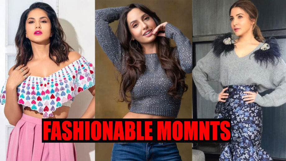 Get Rid OF Your Lockdown Boredom With These Fashionable Moments From Sunny Leone, Nora Fatehi, and Anushka Sharma 4