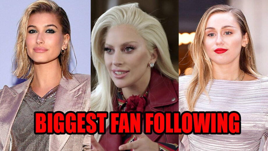 Hailey Baldwin Vs Lady Gaga Vs Miley Cyrus: Who Has The Biggest Fan Following?