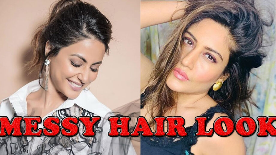 Hina Khan And Surbhi Chandna's messy hairstyle looks will make you fall in love with them again; Check out