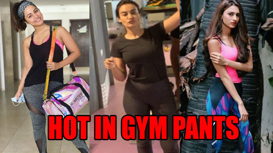 Hina Khan, Erica Fernandes, Surbhi Jyoti: HOT Looks In GYM Pants 5