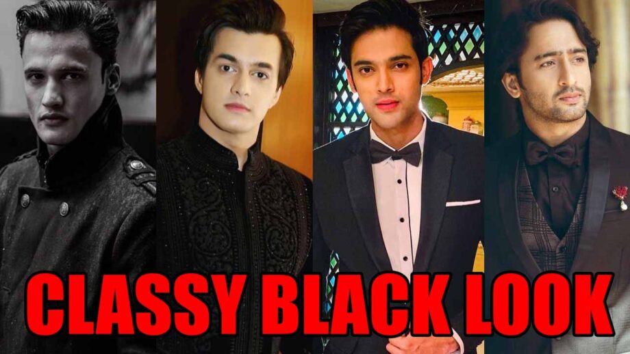 How to Get a Classy Black Look? Learn From Asim Riaz, Mohsin Khan, Parth Samthaan, Shaheer Sheikh