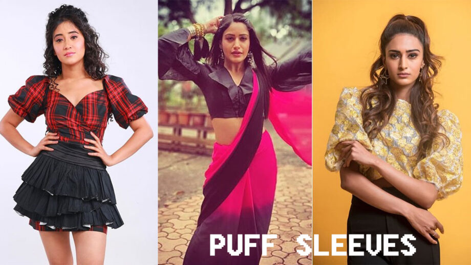 How To Style Puff Sleeves Trend Like Shivangi Joshi, Erica Fernandes, And Surbhi Chandna?