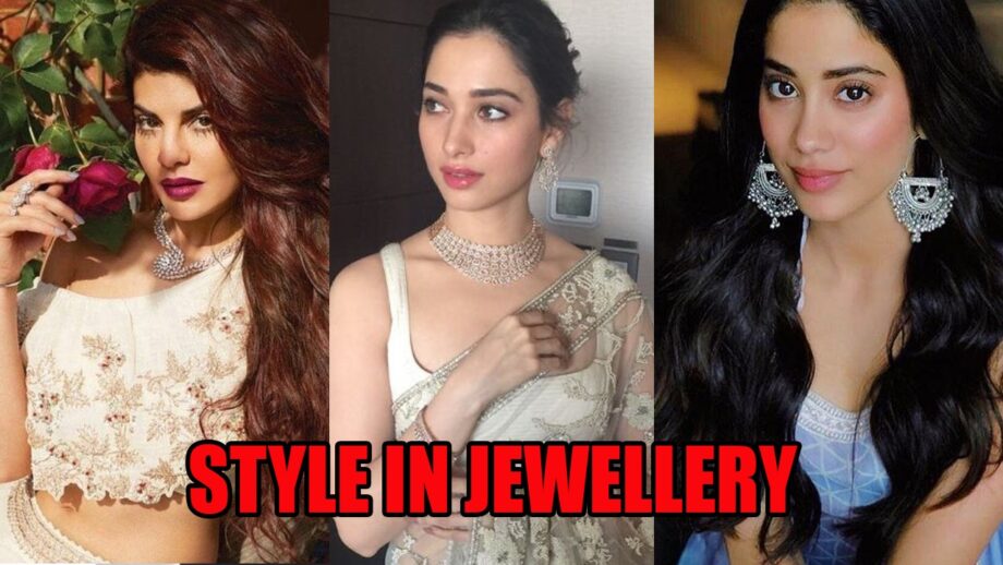 How to style silver jewellery? Take tips from Jacqueline Fernandez, Tamannaah Bhatia and Janhvi Kapoor