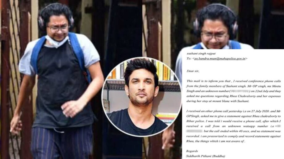 I am pressurized to comply and give statements against Rhea Chakraborty - Sushant Singh Rajput's friend Siddharth Pithani lashes out at Sushant Singh Rajput's family 1