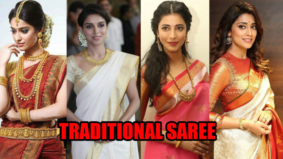 Ileana D'Cruz vs Asin vs Shruti Haasan vs Shriya Saran: Who Mesmerizes Us In a Traditional Saree Attire?