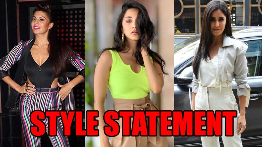 Jacqueline Fernandez, Kiara Advani & Katrina Kaif: Know how to make a style statement in trouser pants 3