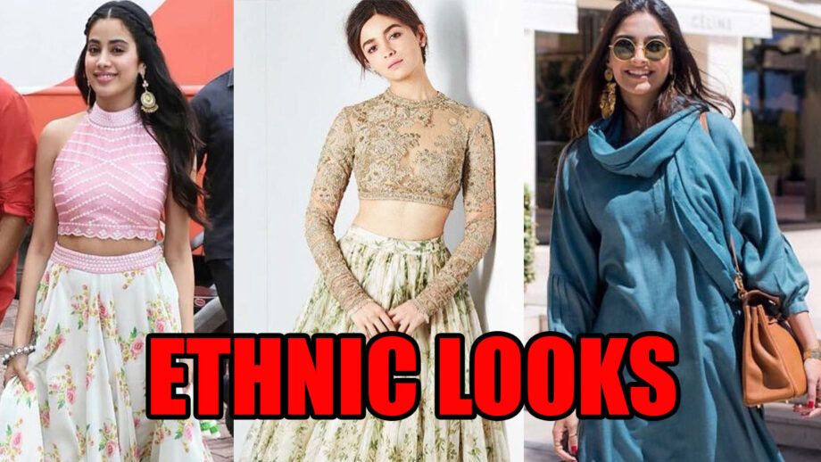 Janhvi Kapoor, Alia Bhatt, And Sonam Kapoor's Ethnic Outfits Are All You Need This Ganpati Festival Season! 3
