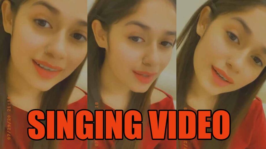 Jannat Zubair's singing video is the best thing on the internet today 1