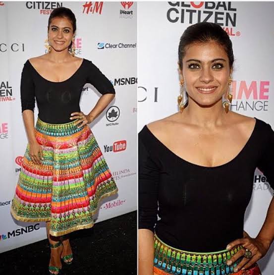 Kajol VS Sonam Kapoor In Manish Arora: Who Looks Stunning In Multicolored Indo-Western Skirt Look? 1