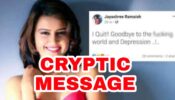 Kannada Actress Jayashree Ramaiah's "I quit world' message sends shockwaves among fans