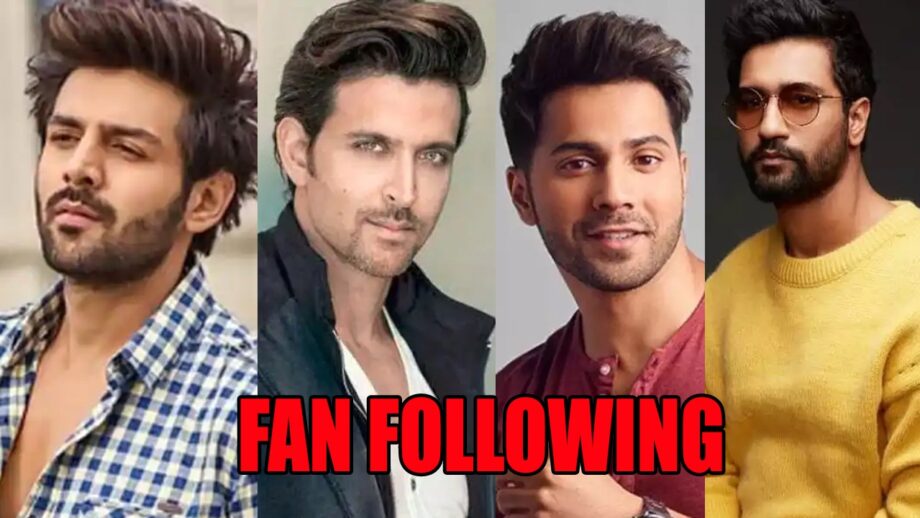 Kartik Aaryan, Hrithik Roshan, Varun Dhawan, Vicky Kaushal: Who Deserves More FAN Following?