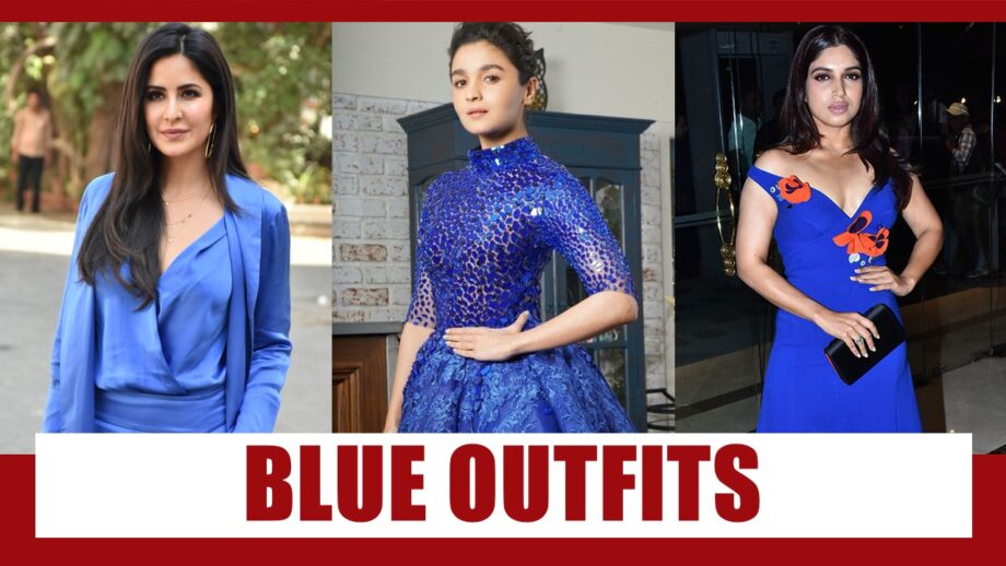 Katrina Kaif, Alia Bhatt And Bhumi Pednekar Are Shining In These Blue Outfits