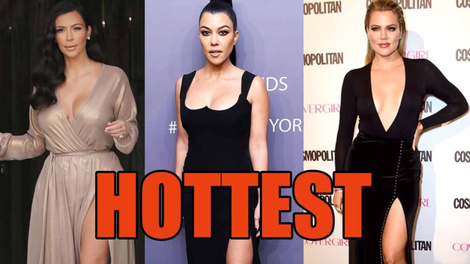Kim Kardashian, Kourtney Kardashian, Khloe Kardashian: Who's HOTTEST In High Slit Gown?