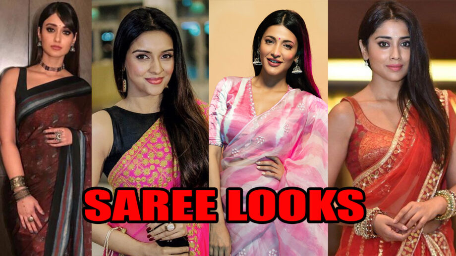 Know To Style Your Saree From Ileana D'Cruz, Asin, Shruti Haasan, and Shriya Saran