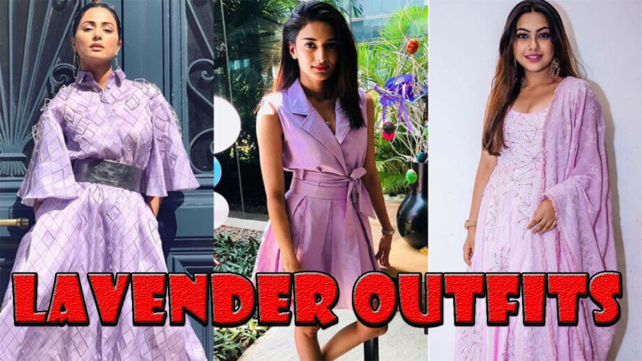 Lavender Trend: Slay Your Purple Outfits Like Hina Khan, Reem Shaikh And Erica Fernandes 1