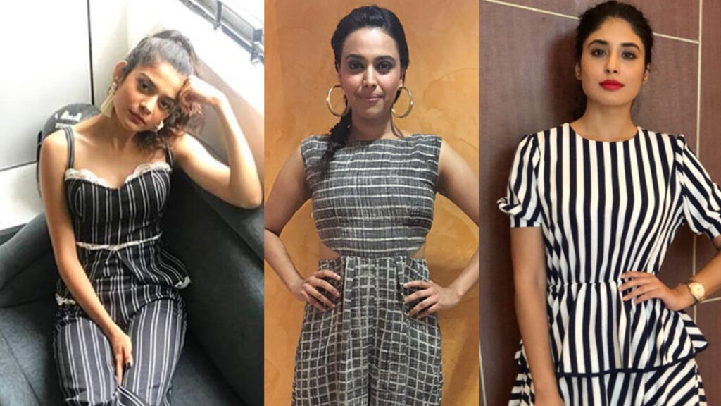 Mithila Palkar, Swara Bhaskar And Kritika Kamra's Bold Striped Outfits Are Our Fashion Inspiration