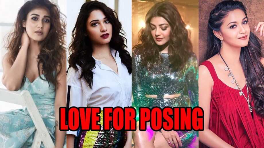 Nayanthara, Tamannaah Bhatia, Kajal Aggarwal & Keerthy Suresh love posing and these pictures are proof