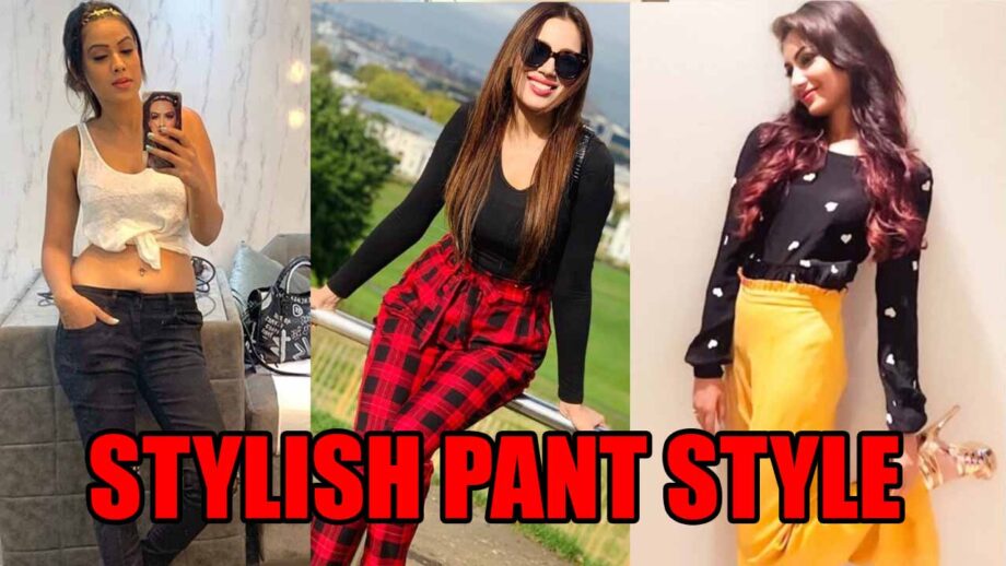 Nia Sharma, Munmun Dutta, Sriti Jha: Celebs-inspired super stylish pant style outfits 1