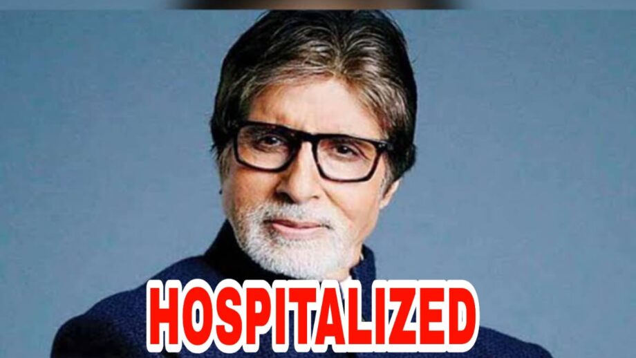 OMG: Amitabh Bachchan admitted in Nanavati Hospital Mumbai
