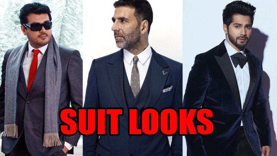 OMG! Mesmerizing Suit Looks From Ajith Kumar, Akshay Kumar, and Varun Dhawan 1