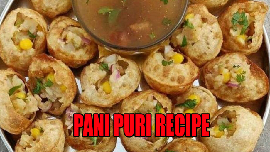 Pani Puri Recipe: How To Make It At Home? 1