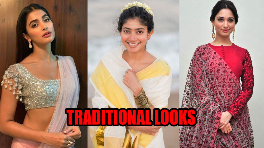 Pooja Hegde, Sai Pallavi, and Tamannaah Bhatia: These Young Actresses Slaying Traditional Outfits To Perfection