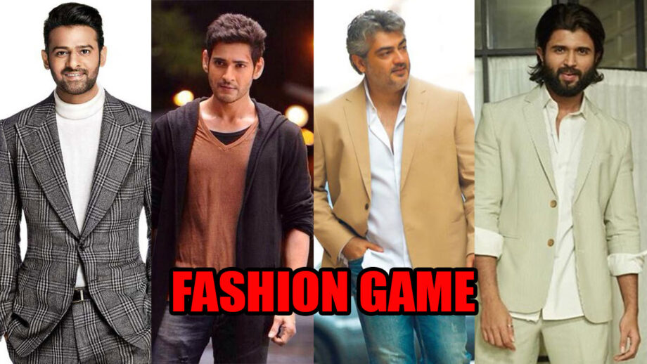 Prabhas, Mahesh Babu, Ajith Kumar, and Vijay Deverakonda Are Ruling Our Hearts With Their Elegant Fashion Game