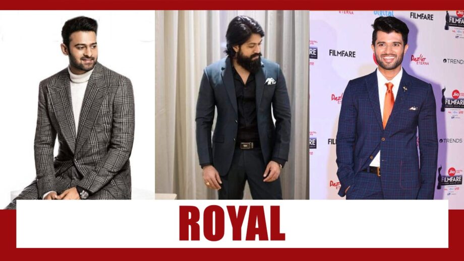 Prabhas Vs Yash Vs Vijay: Who Looks More Royal In A Designer Outfit?