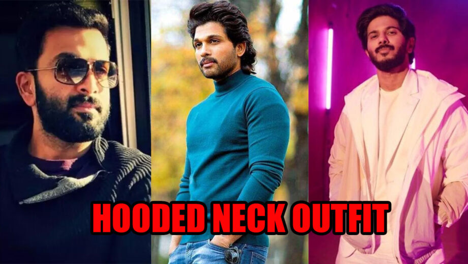 Prithviraj Sukumaran, Allu Arjun, Dulquer Salmaan: Who Styled In Hooded Neck Best?