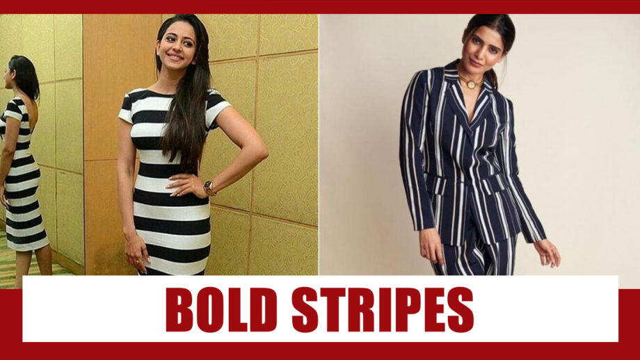 Rakul Preet Singh And Samantha Akkineni’s Bold Striped Outfits Are Our Fashion Inspiration