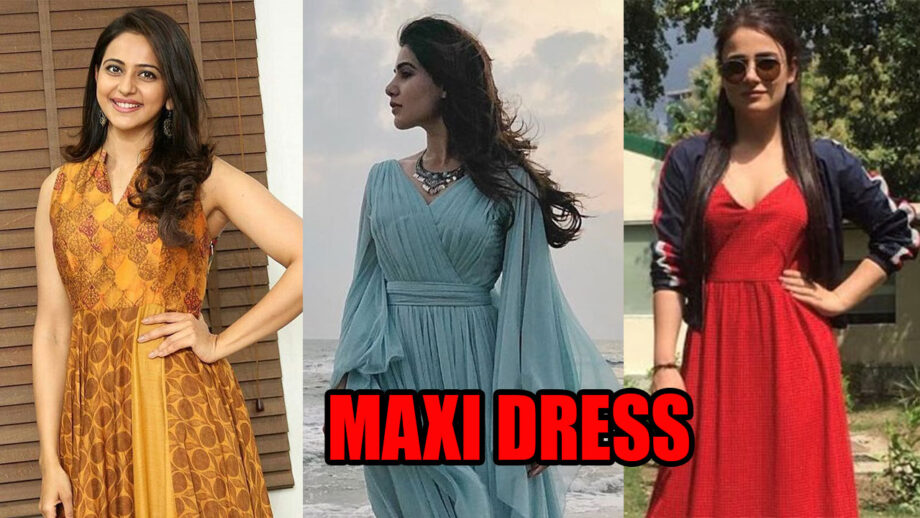 Rakul Preet Singh, Samantha Akkineni, And Radhika Madan's maxi dress are perfect for a day out with friends