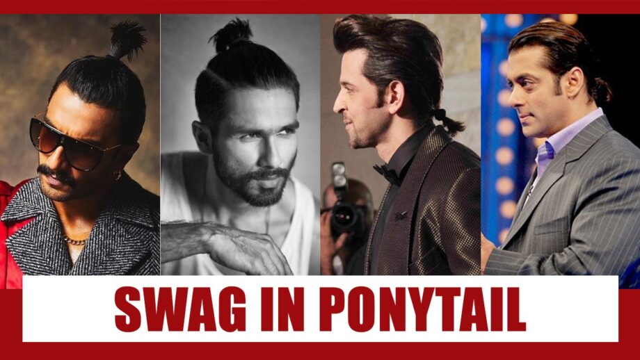 Ranveer Singh Vs Shahid Kapoor Vs Hrithik Roshan Vs Salman Khan: Who carries ponytail with SWAG?