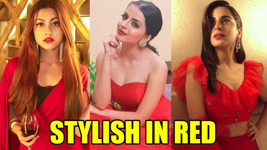 Take Tips From Reem Shaikh, Shrenu Parikh, Shraddha Arya To Wear Red In Stylish Ways