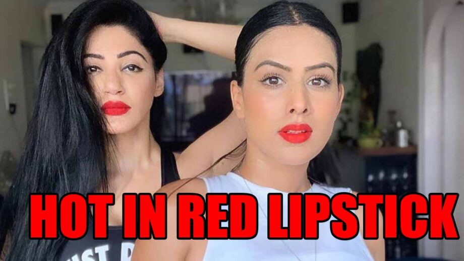 Reyhna Malhotra shares stunning new picture with BFF Nia Sharma: looks hot in red lipstick