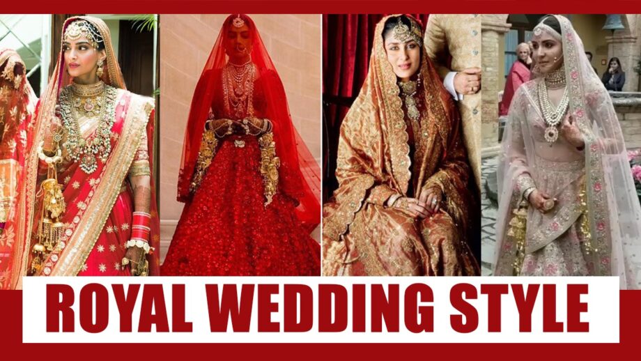 Royal Wedding Style: Sonam Kapoor, Priyanka Chopra, Kareena Kapoor, Anushka Sharma's most iconic Royal wedding dresses 4