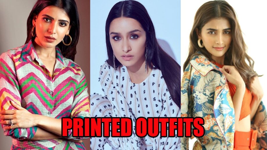 Samantha Akkineni, Shraddha Kapoor & Pooja Hegde: Love for printed outfits