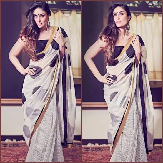 Saree Lovers! Madhuri Dixit Nene, Kareena Kapoor And Kajol's Awesome Saree Blouse Designs