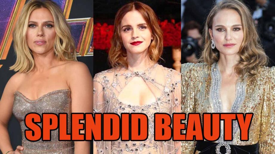 Scarlett Johansson, Emma Watson, Natalie Portman's Glittery Gown Look Will Make You Swoon With Splendid Beauty