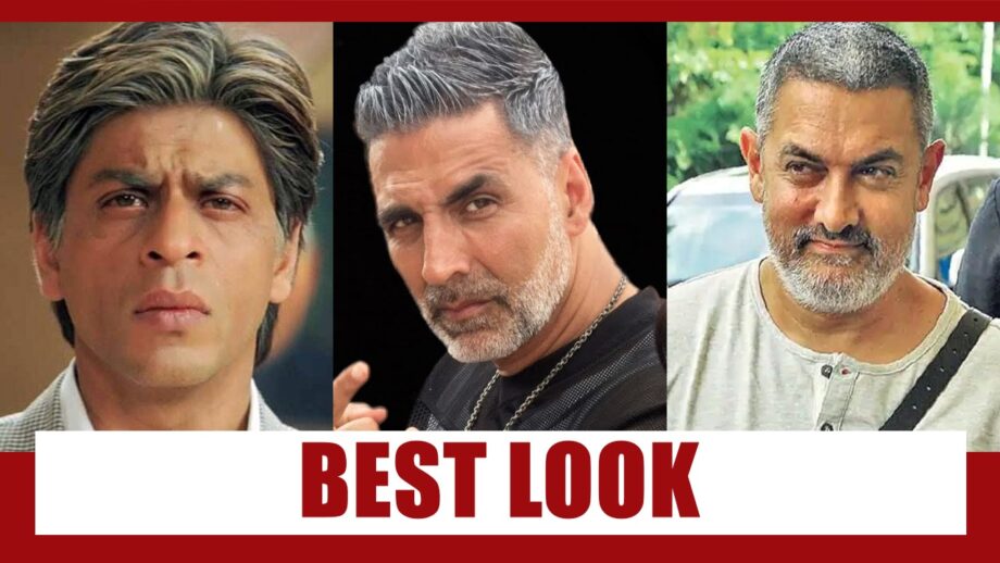 Shah Rukh Khan Vs Akshay Kumar Vs Aamir Khan - Best salt & pepper looks? 3