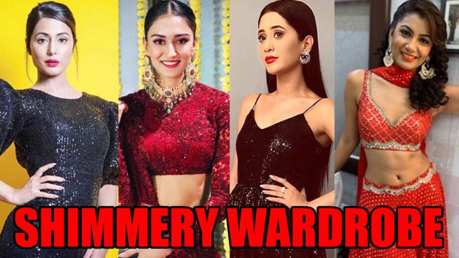 Shimmery Wardrobe: Hina Khan, Erica Fernandes, Shivangi Joshi, Sriti Jha Know How To Wear Sequin In Different Ways