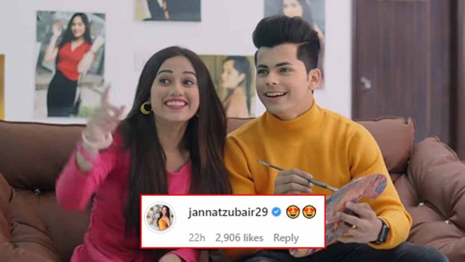 Siddharth Nigam posts romantic video with Jannat Zubair, Jannat shows love with ‘heart eyes’ emoji 1