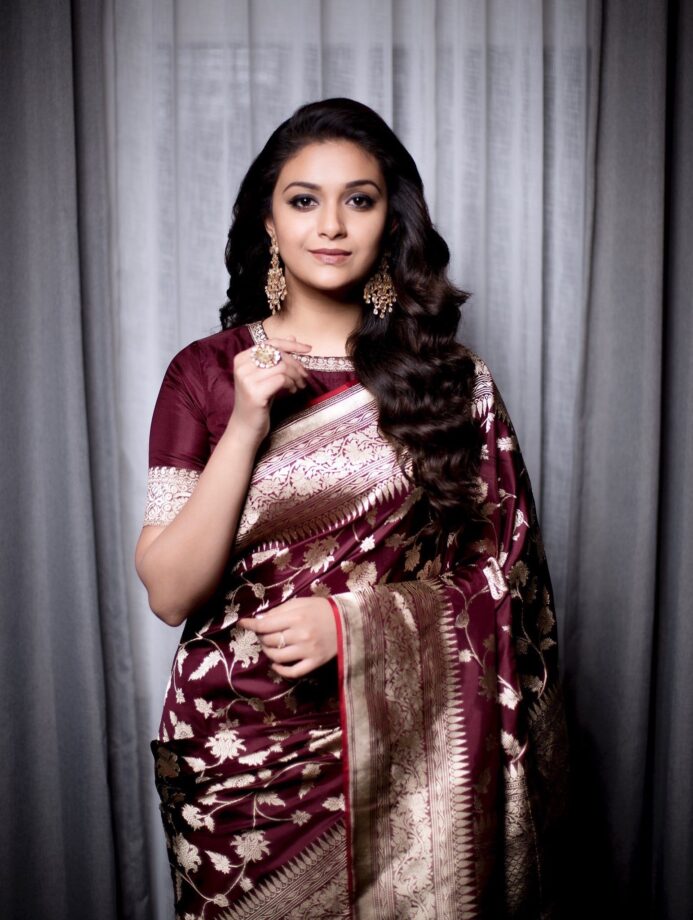 Steal The Style: Check These Shiny Sarees From Nayanthara, Sai Pallavi, and Keerthy Suresh - 2