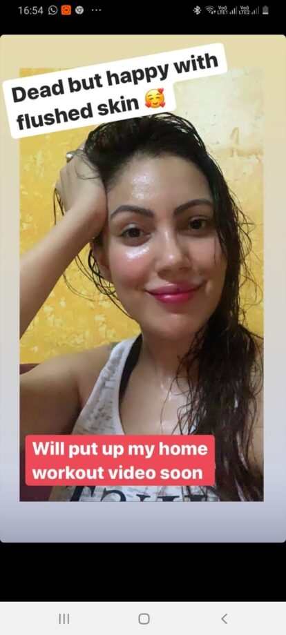 Taarak Mehta Ka Ooltah Chashmah’s Babita aka Munmun Dutta looks steamy and glowy in latest post workout selfie